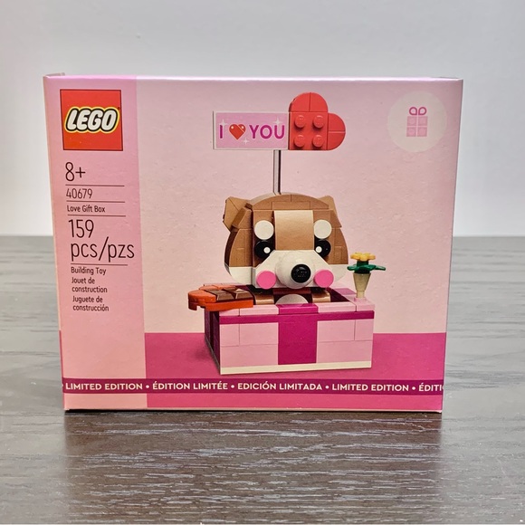 LEGO Limited Edition Love Heart Chocolate Gift Box-Shiba Inu #40679, 158 Pcs,NIB - Picture 6 of 16